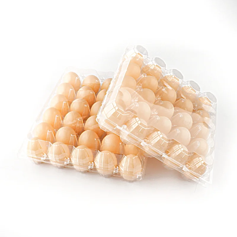 transparent plastic egg packaging box egg transparent container trays egg carton tray