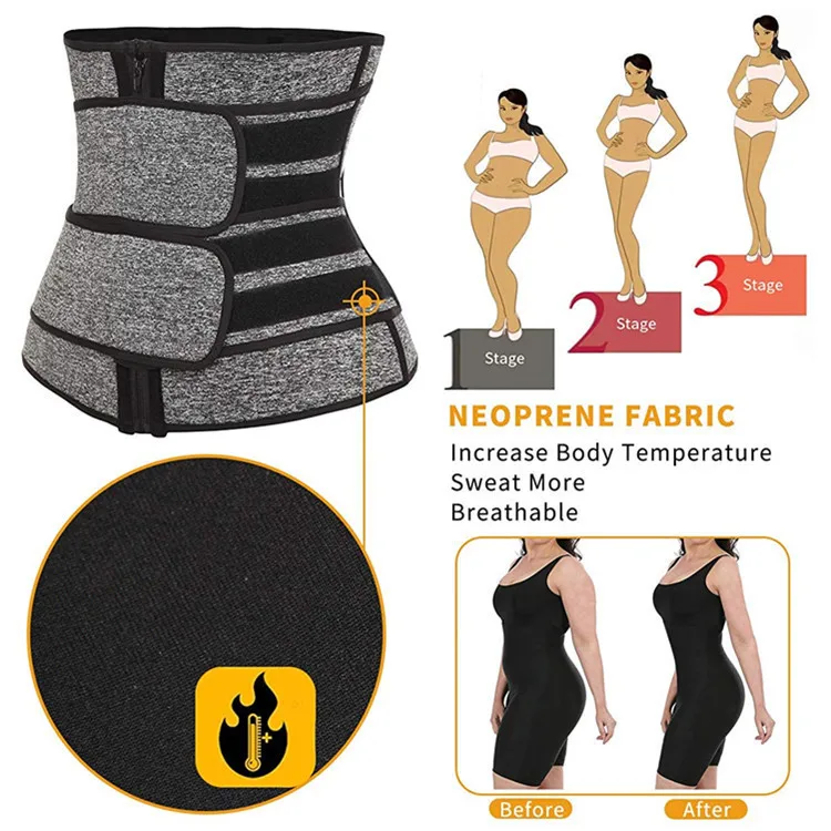 Women Waist Trainer Neoprene Body Shaper Belt Slimming belt Sheath Belly Reducing Shaper Tummy Sweat Shapewear Workout Corset