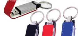 Custom Logo leather USB Flash Drive 4GB to 32GB USB 2.0 3.0 Memory Flash Stick Gifts Pendrive