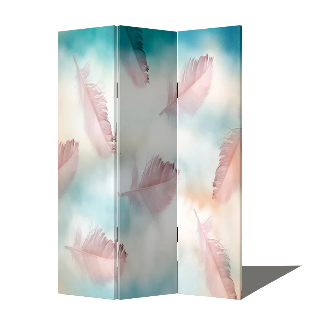 Folding Mobile Partition Wall Simple Modern fabric screens & room dividers