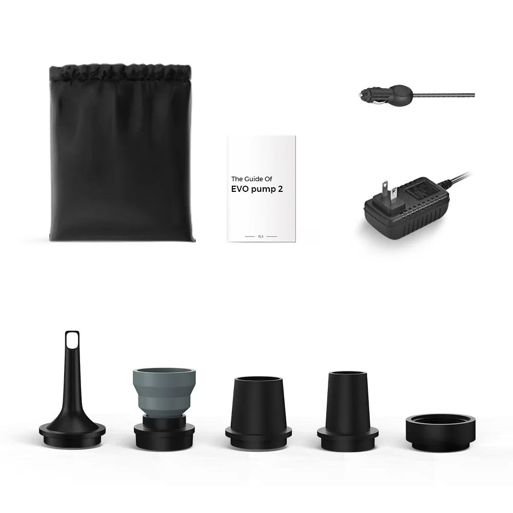 High Quality 12V36W 0.4Psi Dc Electric Inflatable Air Pump With Pipe Nozzles Using For Inflatable Boat Sup Kayak Canoe