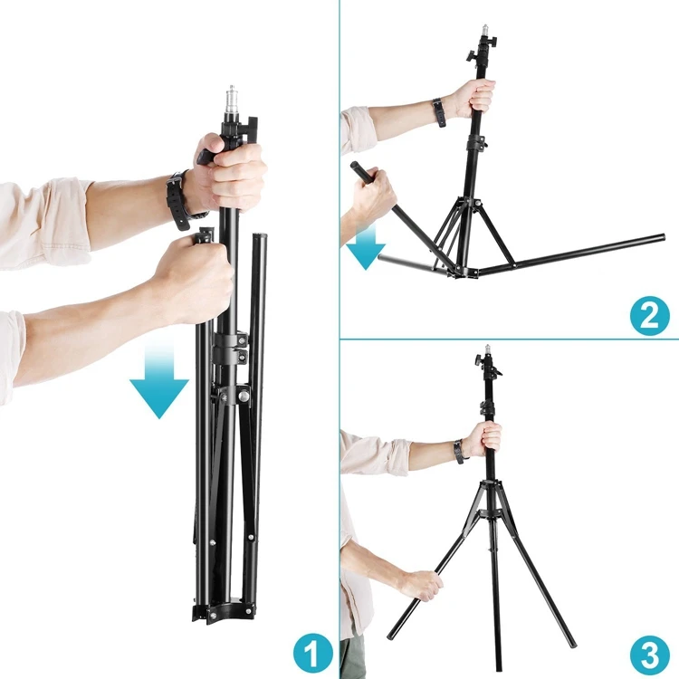 Оптовая продажа мобильных selfie ring light 18 дюймов 96 Вт двухцветная Кольцевая вспышка перезаряжаемые фотоосвещение Торшер для оптовая ресниц наращивания