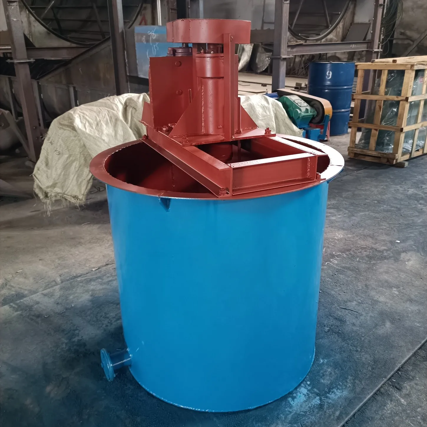 Agitated Leaching Tank for Mineral Mixing Agitator Carbon Steel/Stainless Steel Flotation Mixer Tank