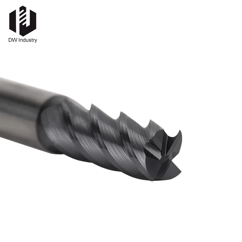Made by Walter 4 Flutes Square Carbide End Mills Flat End Mill With HRC 55 And Nano-Coating For Steel and Mold