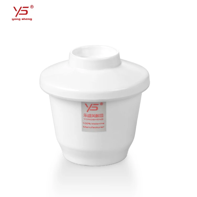 Custom logo 100% melamine 20 oz plastic cup with lid