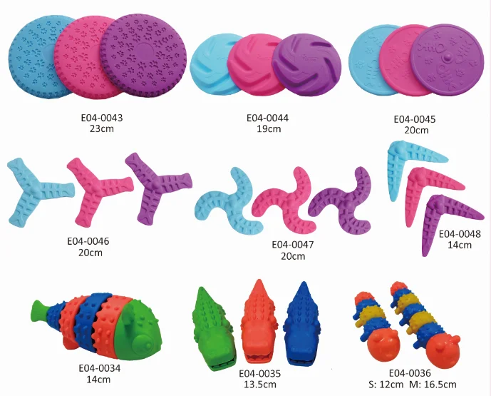 
Promotional Cute Custom Made Oem Plastic Soft Disc Interactive Health Tpr Puppy Dog Toy For Chew 