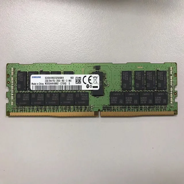  100% оригинальный 32G DDR4 2666V rec M393A4K40BB2-CTD6Q Серверная оперативная память M393A4K40CB2-CTD7Q 16GB 64GB