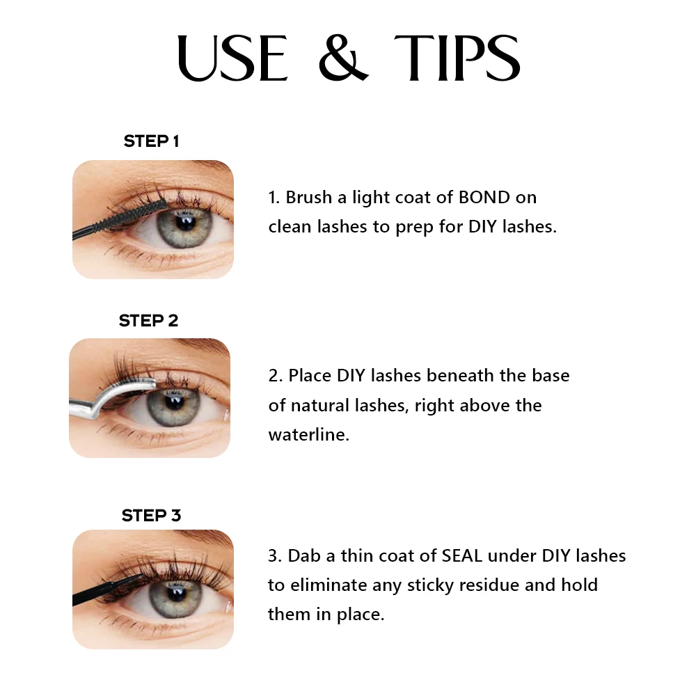 Gollee Factory Price Diy Lashes Segmented Kit Individual Cluster Diy Eyelash Extensions Kit