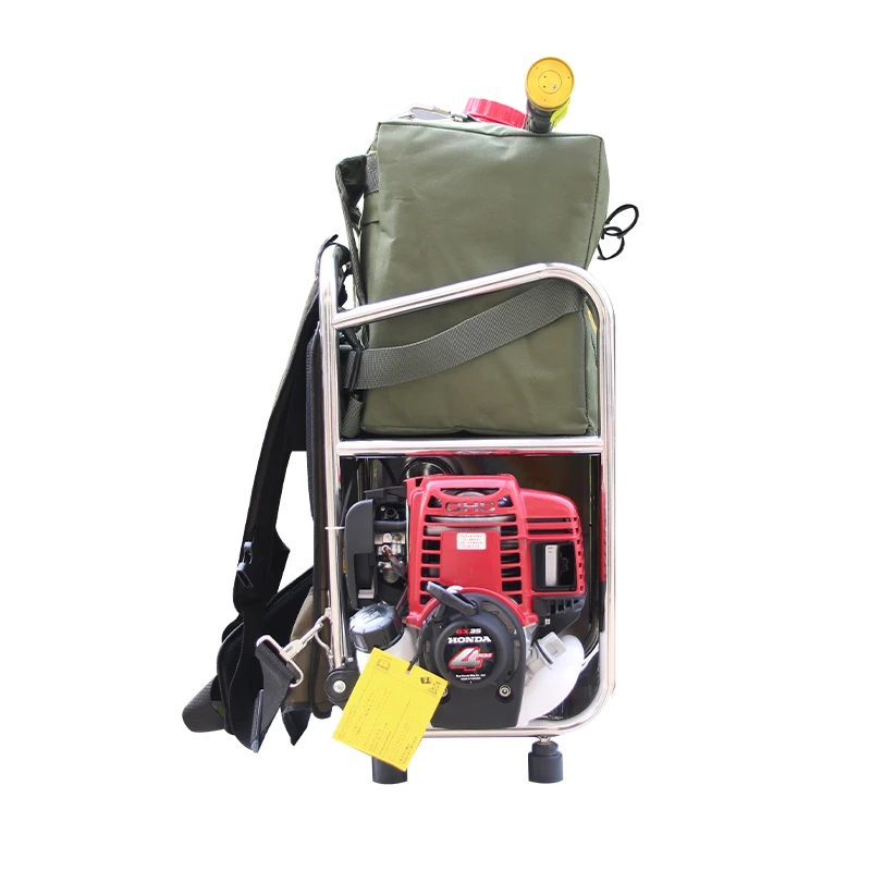 High Efficiency High Pressure Gear Forest Fire Rescue Backpack Water Mist Fire Extinguisher System