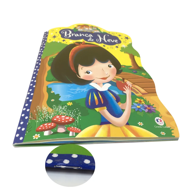 Cheap paperback book printing full color custom children story books printing
