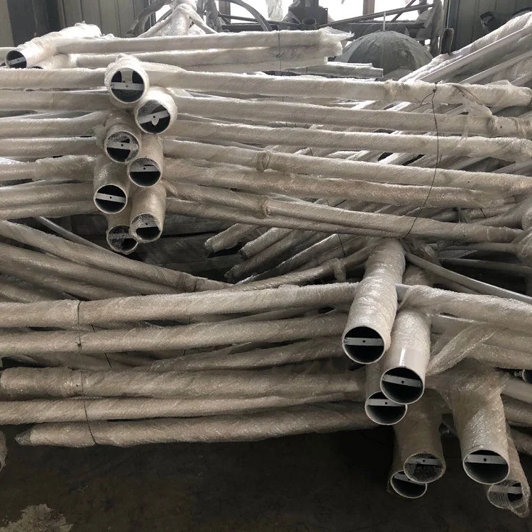 
3~12m steel hot dip galvanized street light poles price list 