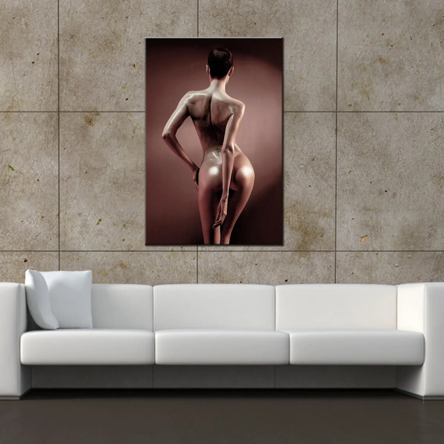 Custom modern paintings sexy woman nude girls art wall canvas decor picture