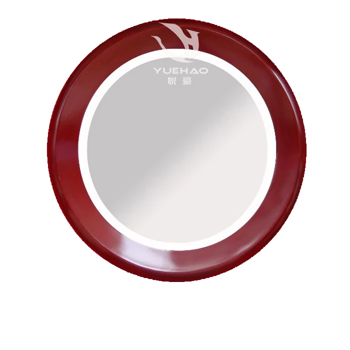 High quality vintage antique carved bamboo effect extra large round mirror framed