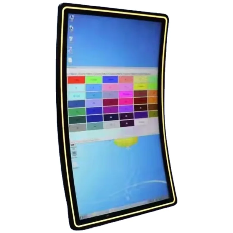 OEM 32 43 дюймов игровой сенсорный промышленный экран ЖК-дисплей настенный 4K монитор с ЖК-дисплеем изогнутый