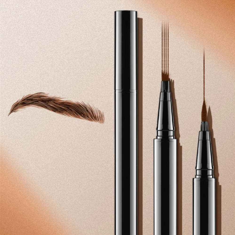 High Quality Dual-Head Organic Eyeliner and Eyebrow Pencil Private Label Makeup Eye Enhancer with Mineral Ingredients