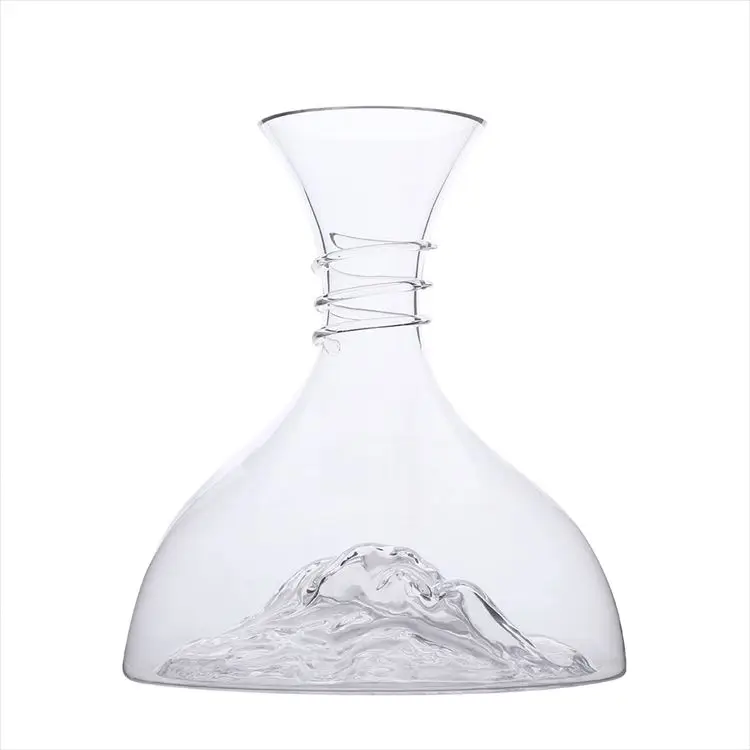 Custom  fancy iceberg north european Unique Crystal Decanter Set Customized for restaurant