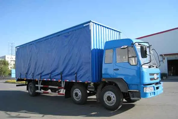 Sliding curtain truck transport box