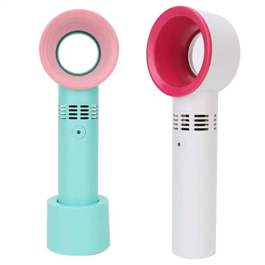 Amazon Hot Sale Mini Desktop Summer Air Cooling Rechargeable Usb Small Handheld Portable Bladeless Fans
