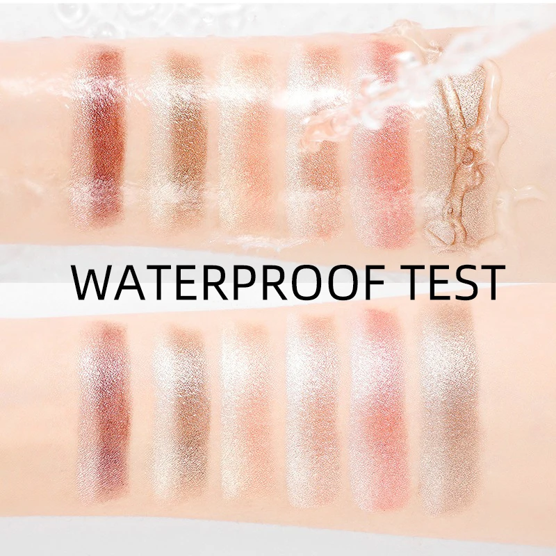 Double Color Gradient Dual-Color Eyeshadow Pen with Pearl Shimmer Powder, Earth Tones, Non-Fading Lazy Makeup Eyeshadow Stick