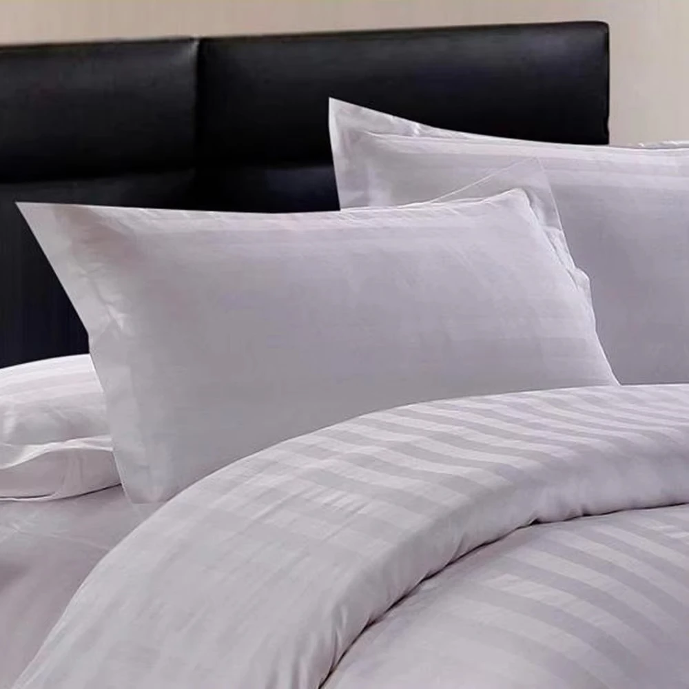 50_80_58_88cm Hotel Supplies Home Bedding Cotton Pure White Encryption Pillowcase Satin Pillow Case High Quality