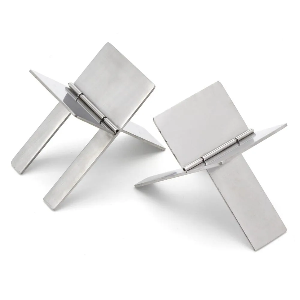Stainless steel folding cigar bracket