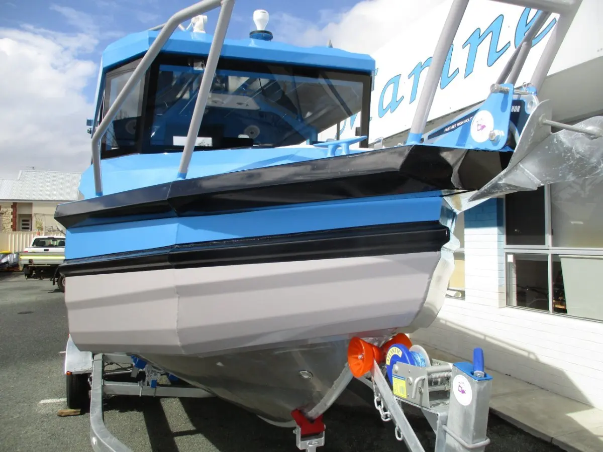 Gospel boat 25ft 7.5m larger cabin welded speed aluminum fishing power boat cruiser with trailer for Canada America