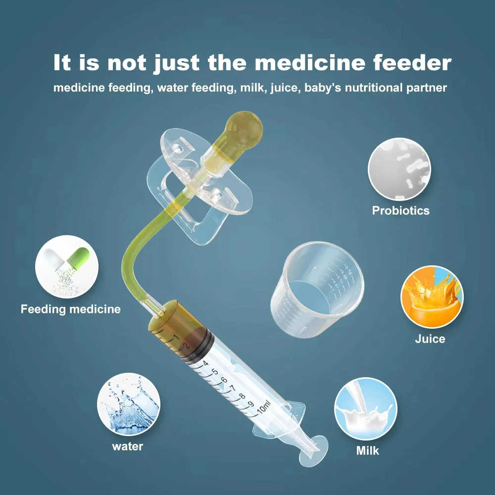 Wholesale Baby Medicine Feeder BPA Free Infant Medicine Dispenser Syringe Baby Medicine Pacifier