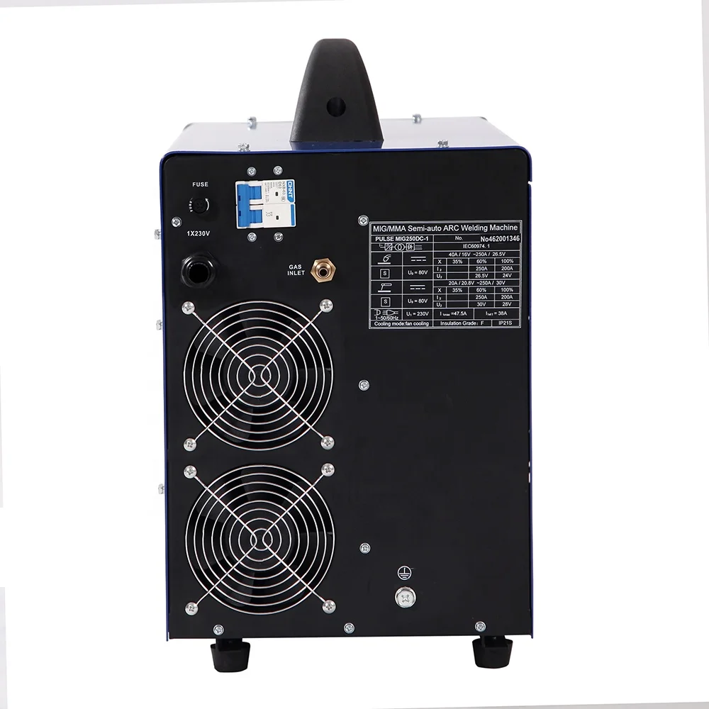 Semi Auto High Efficiency 250A Double Pulse Aluminum MIG Welder Pulse MIG Welding Machine