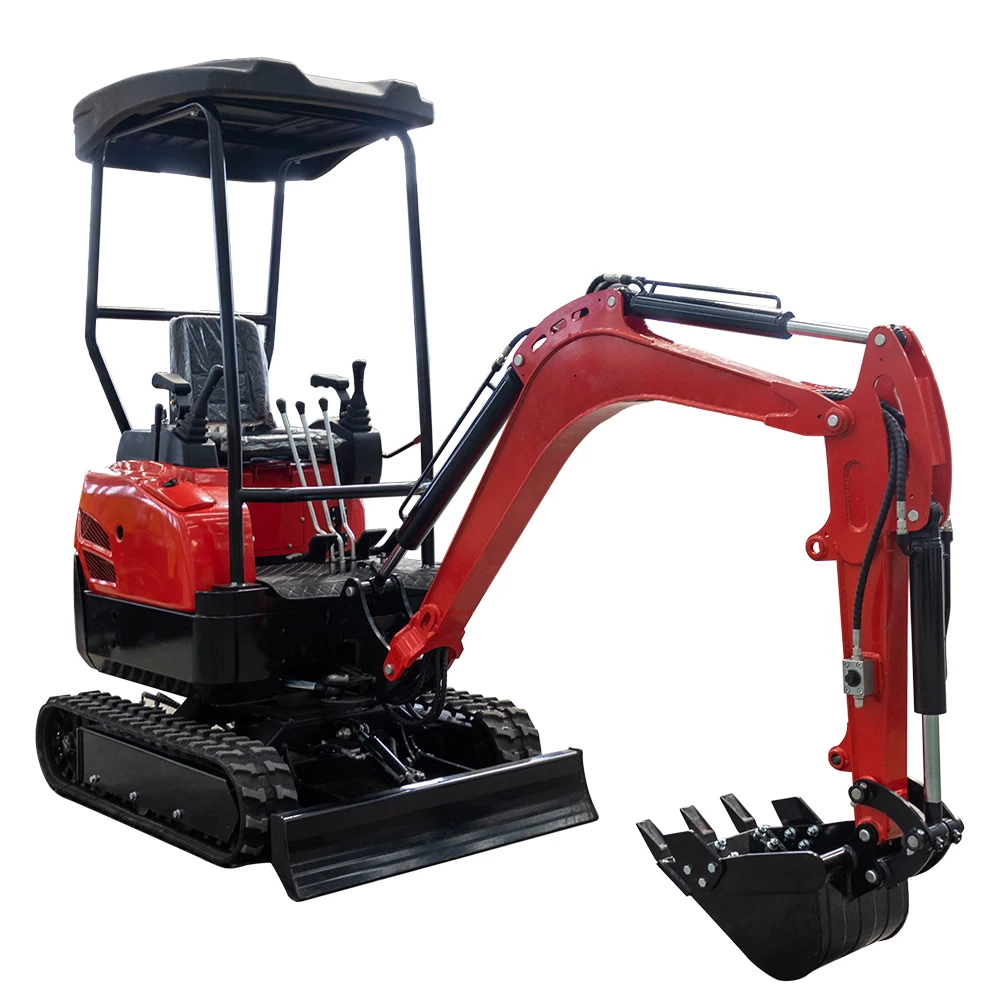 HT18 Hightop Hydraulic Crawler Mini Excavator 1.8Ton 3.5Ton With Hydraulic Pump And Thumb Garden Yard For Home Garden Use