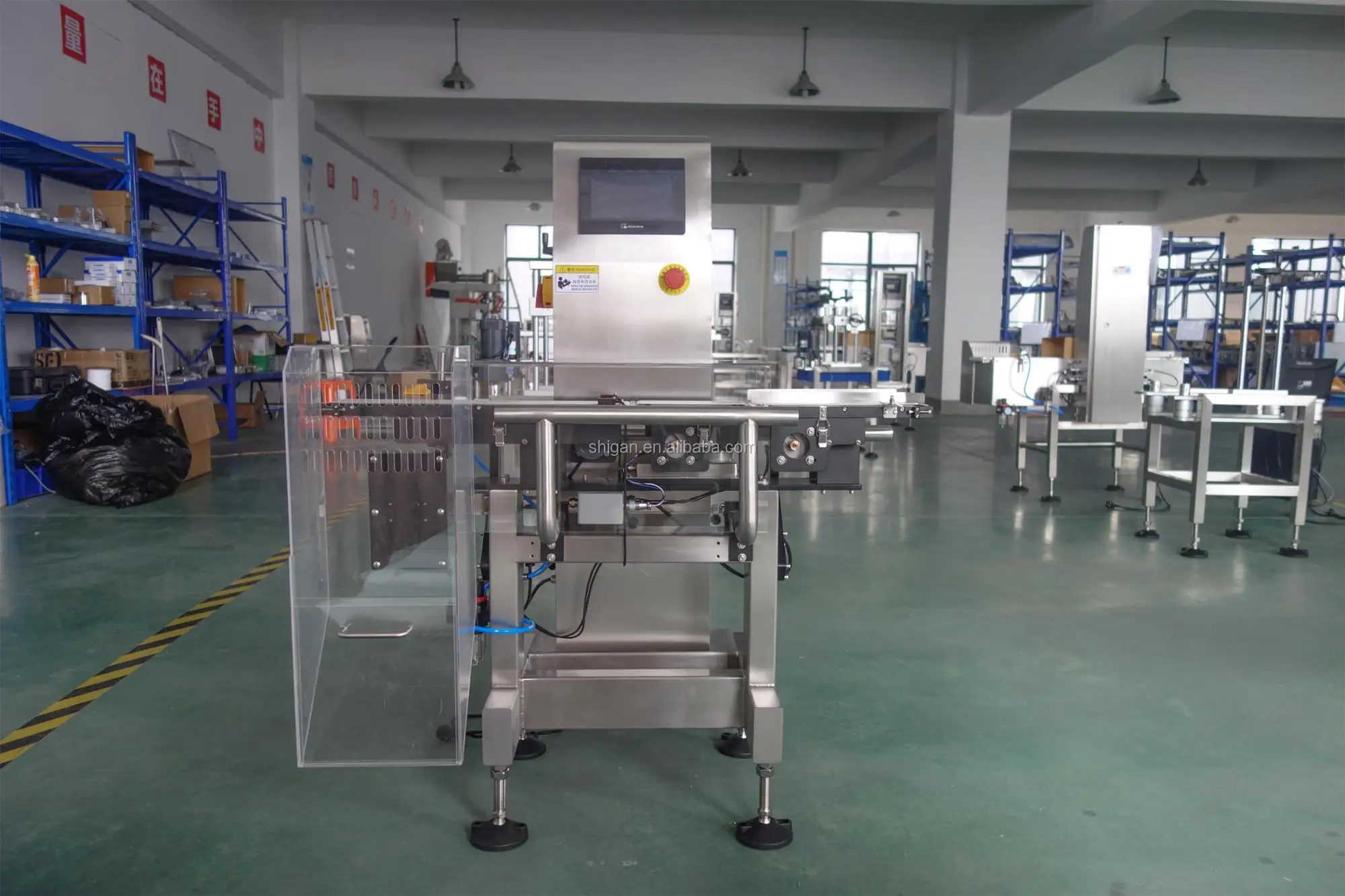 High quality automatical check weigher for food nut accurate weigh checking machine