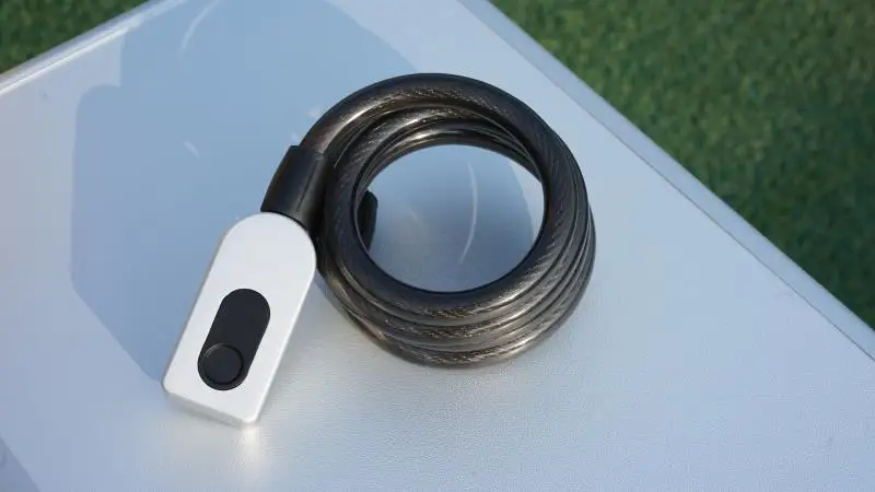 Smart Fingerprint Bike Lock Zinc Alloy Metal  cylinders with Waterproof Anti-theft for Bicycle Motorcycle