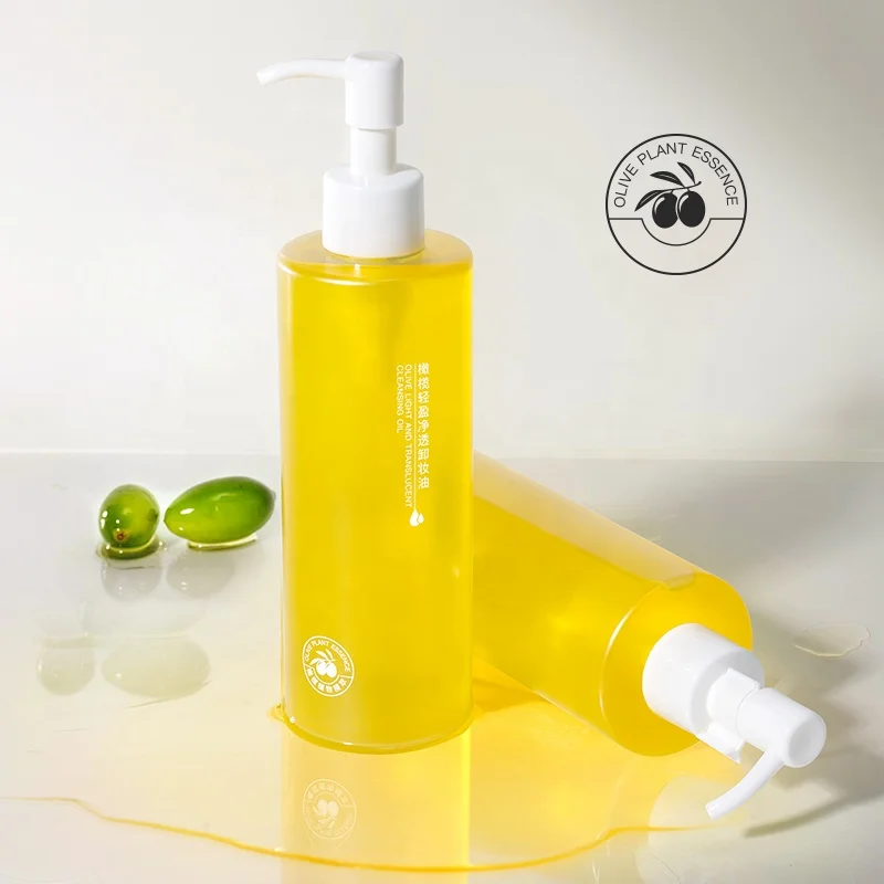 OEM Olive Concentrated Cleansing Oil Hydrating Facial Wash Residue-Free Dry Skin Fragrance and Colorant Free Makeup Remover Oil