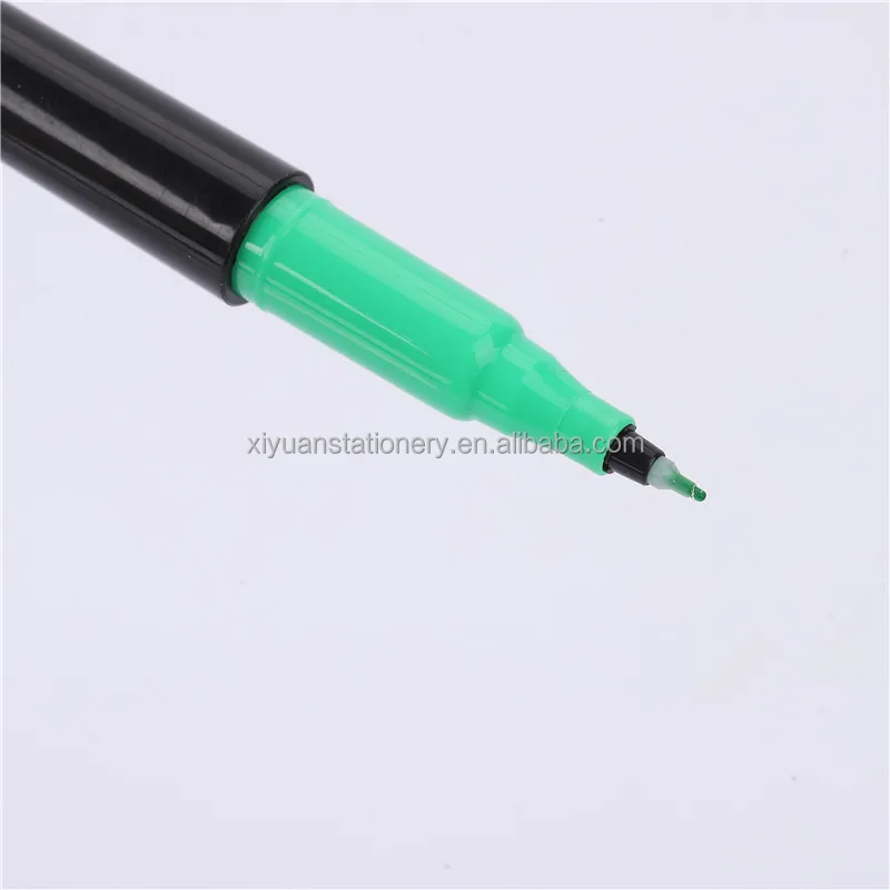 12 Colors Fine Tip Dry Erase Markers 0.5mm Plastic Whiteboard Pen with Low Odor Red and Green Inks