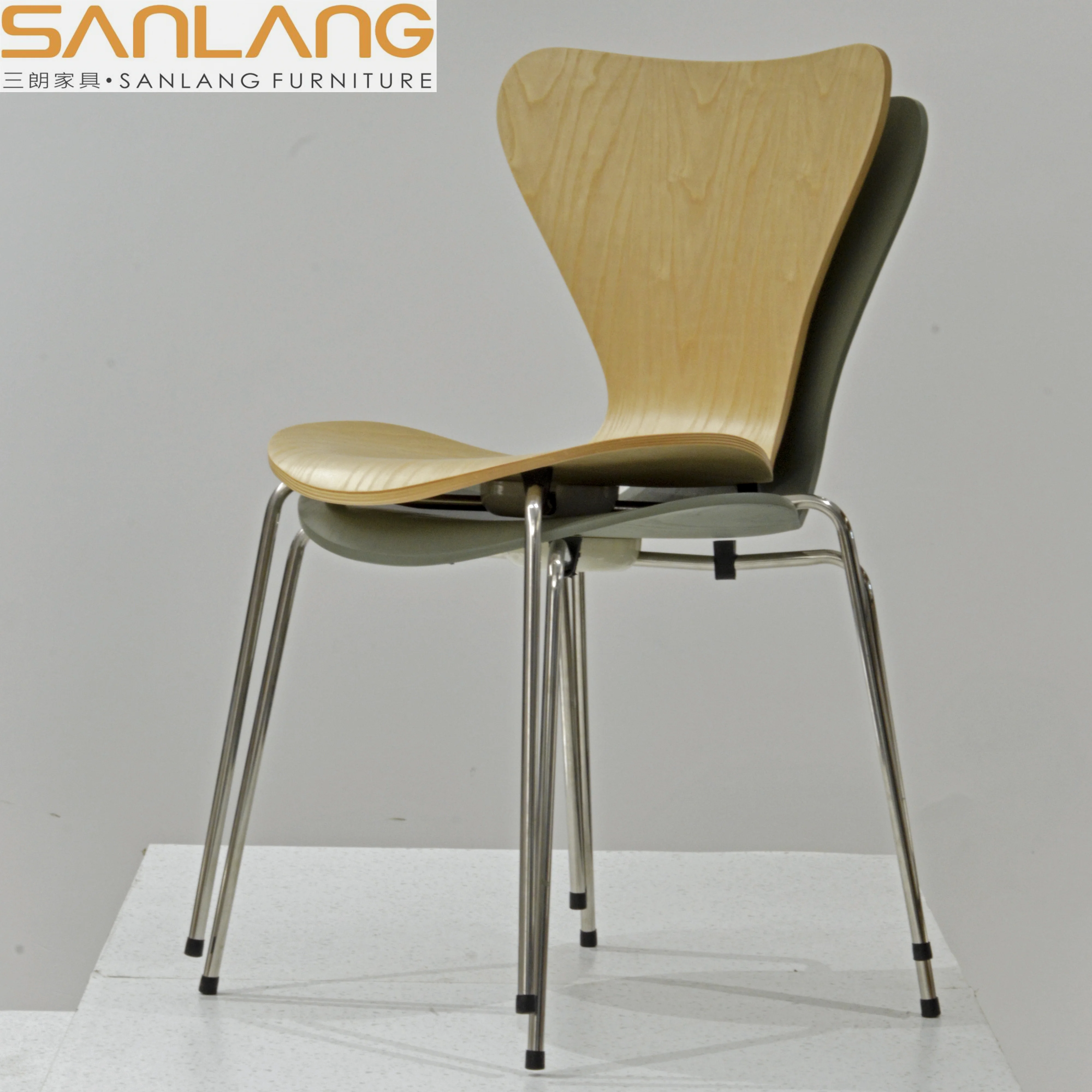 Turkey cheap industrial chair restaurant canteen HPL furniture metal leg bentwood cafe chairs with dining table and chairs