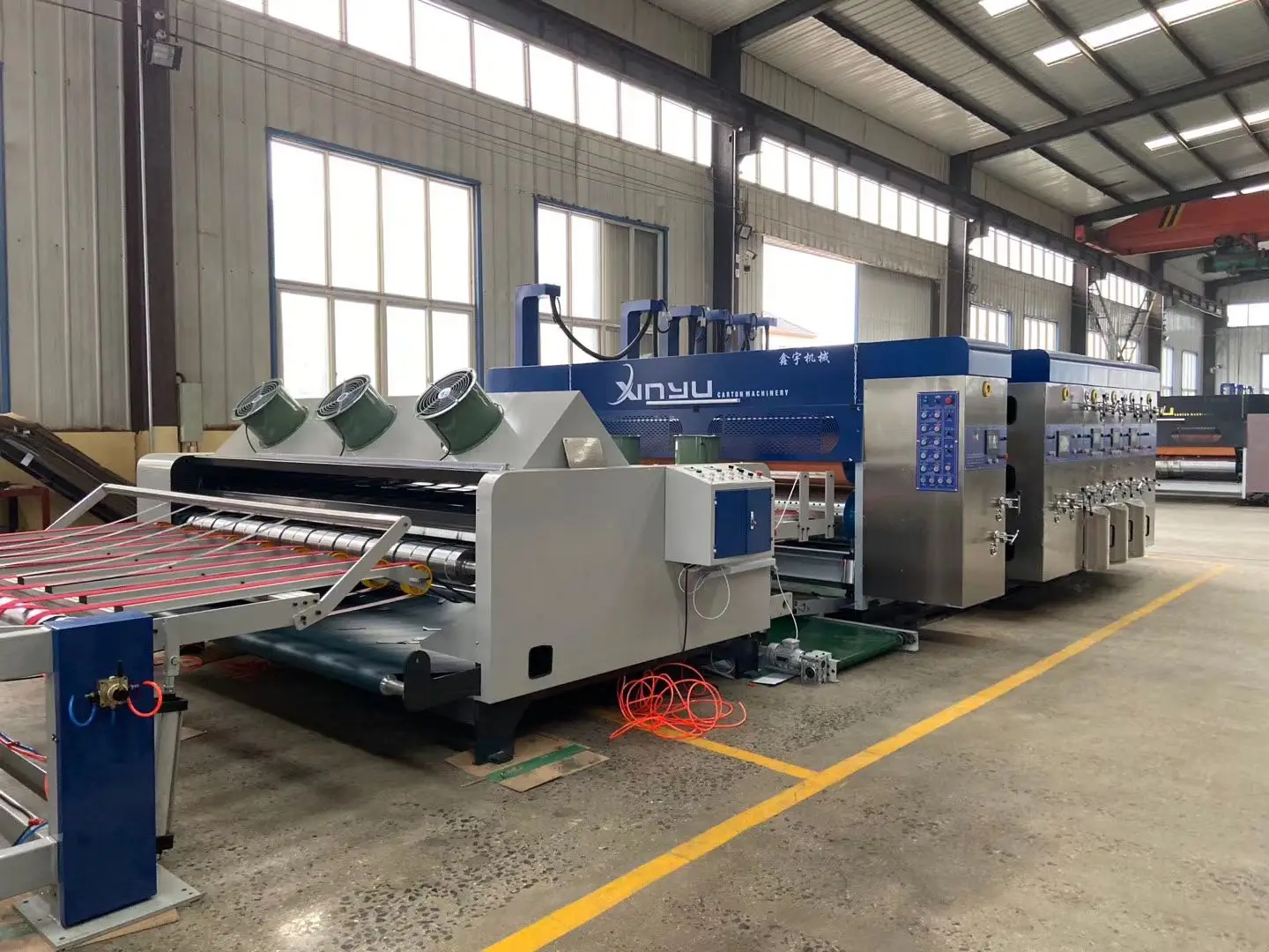 
Automatic corrugated carton slotting machine, Corrugated box manufacturing machinery 