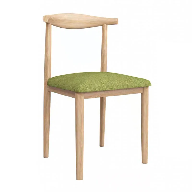 New Design Wood Transfer Leg Dining Chair With Soft Seat