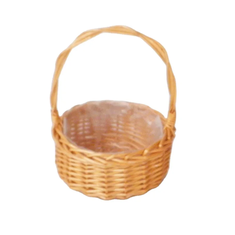 High popularity home decorate storage picnic storage wicker hamper basket with handle