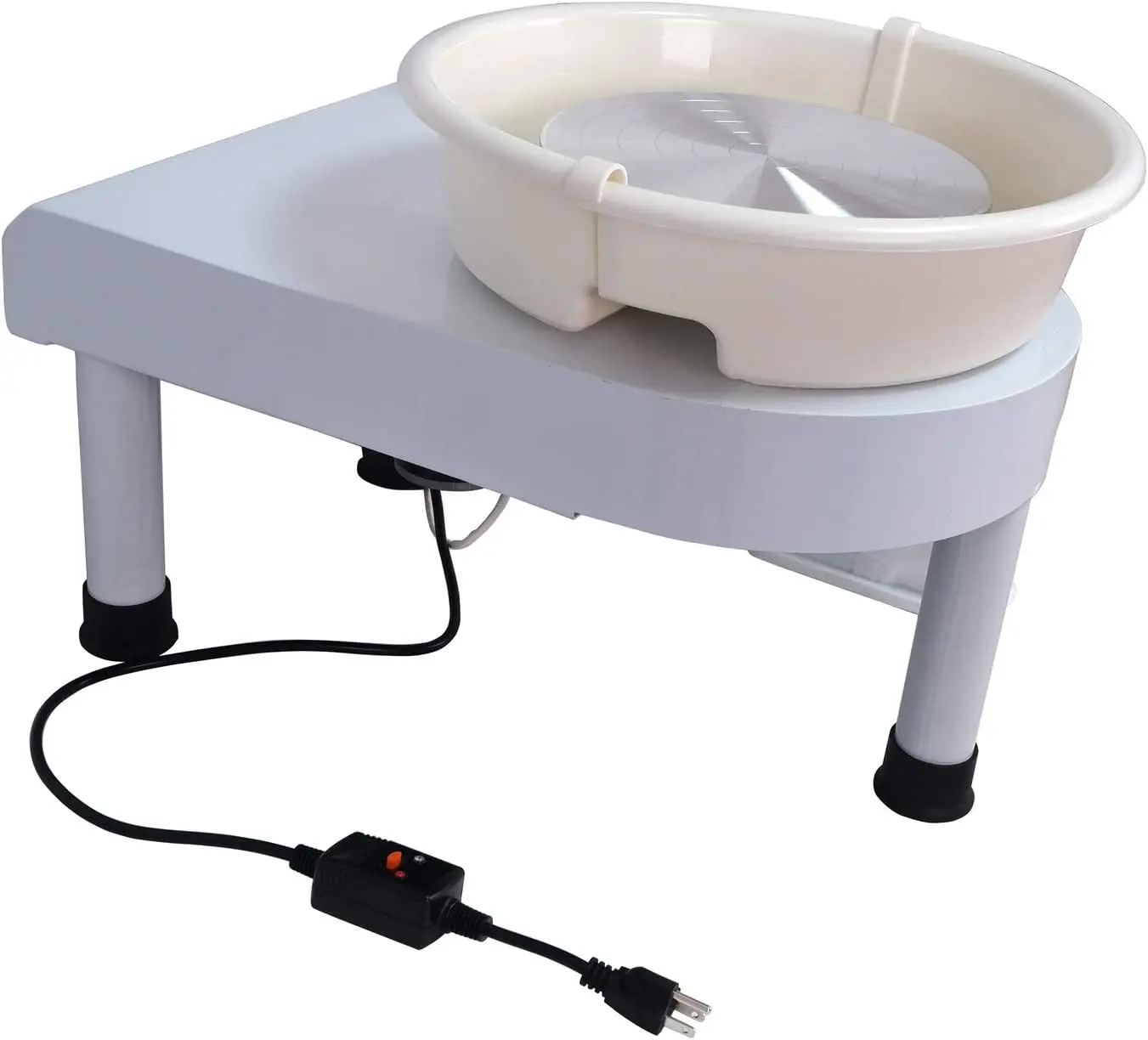 Xinyi Art 350W Electric Pottery Wheels 25cm Turntable pottery wheel Ceramic Po with Foot Pedal DIY Clay Tool Machine