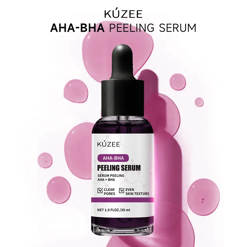 Private  Label High quality and stable AHA + BHA Facial Peeling And Anti-acne aha Serum