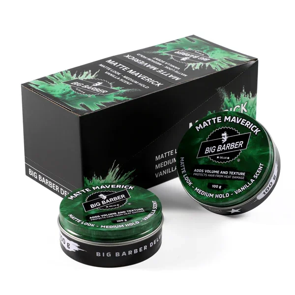 Custom 100g empty round shape pomade metal tin containers for hair wax with screw lids