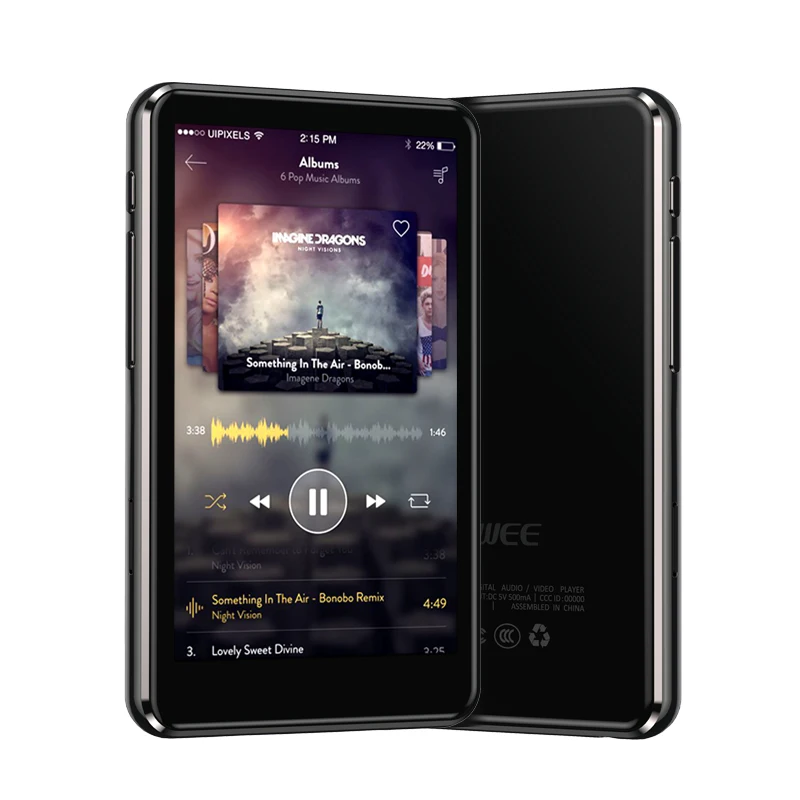 Newest Hifi Lossless MP3 MP Player 16GB HiFi Portable Audio Walkman With FM Radio EBook Voice Recorder MP4 Music Player