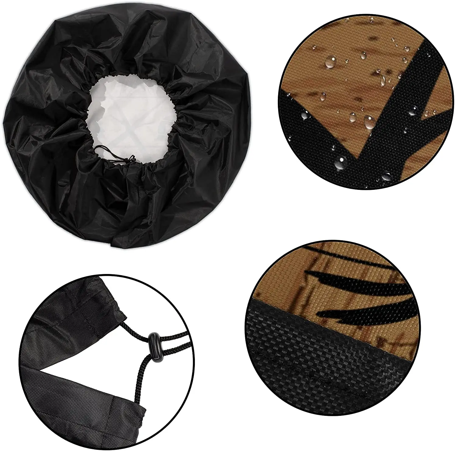 New creative Customized Logo car spare Tire Cover Bags for Car Off Road Truck