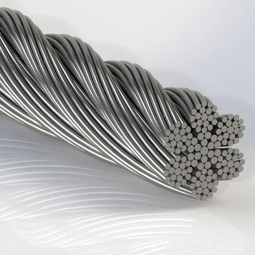 7x19 galvanized high tensile strength diameter 12mm-120mm  cable barrier wire rope for hoisting