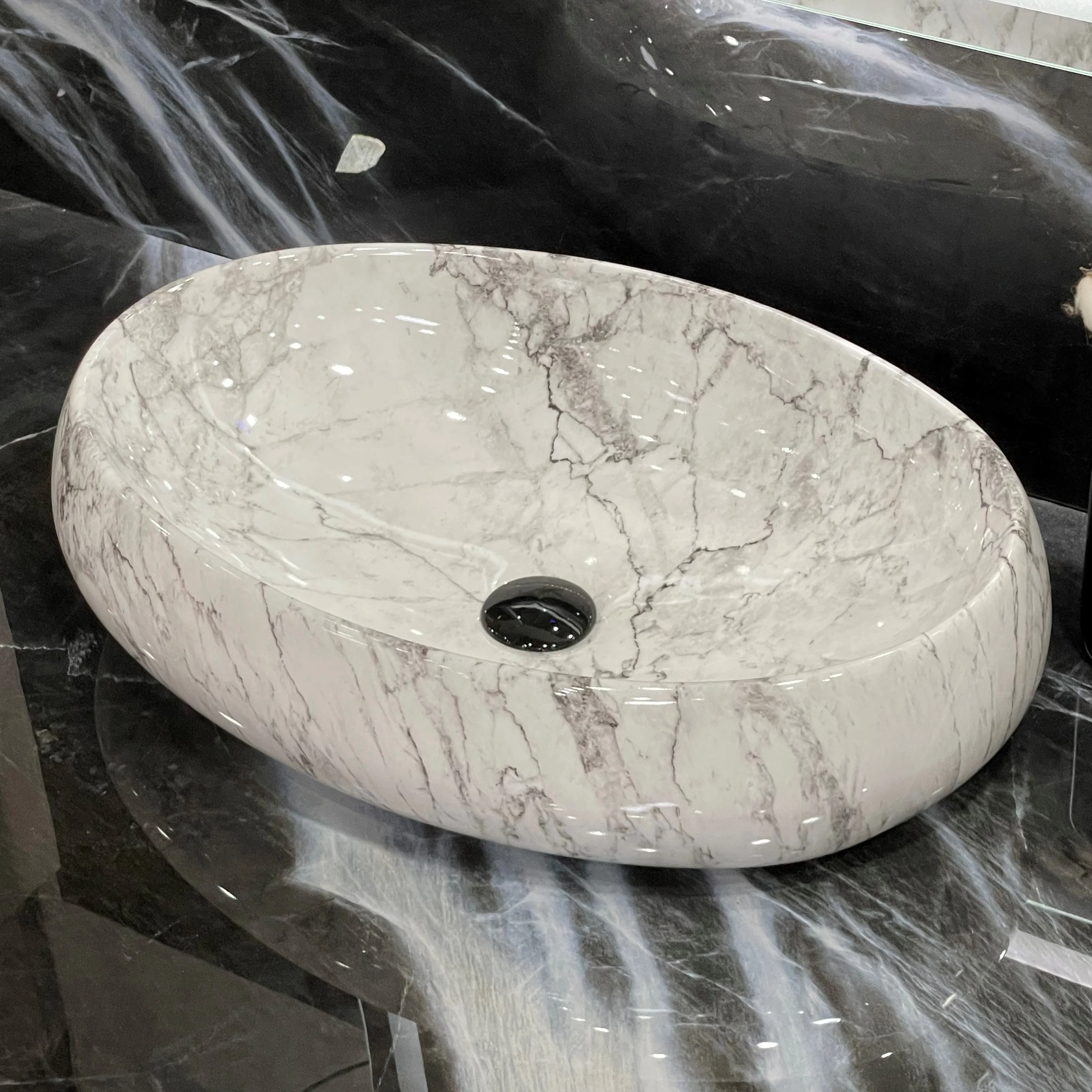 hot sale ceramic marble color wash basin bathroom stone basin with cheap price in indian