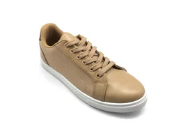 2022 Wholesale high end custom PU upper flat fashion casual shoes for men comfortable sneakers