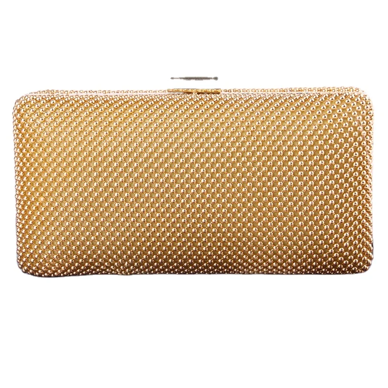 
Women Clasp Metal Mesh Chain Bag Clutch Evening Purses 