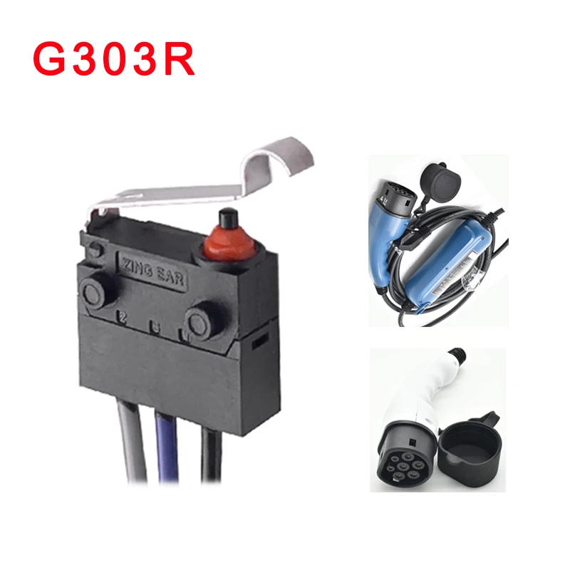 Manufacturer Direct Supply G303R With Resistance IP67 Grade Waterproof Micro Switch Charging Gun Small Micro Switch