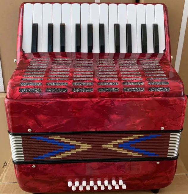 Keyboard accordion 8BS/16BS/48BS/60BS children adult professional accordion manufacturers direct sales