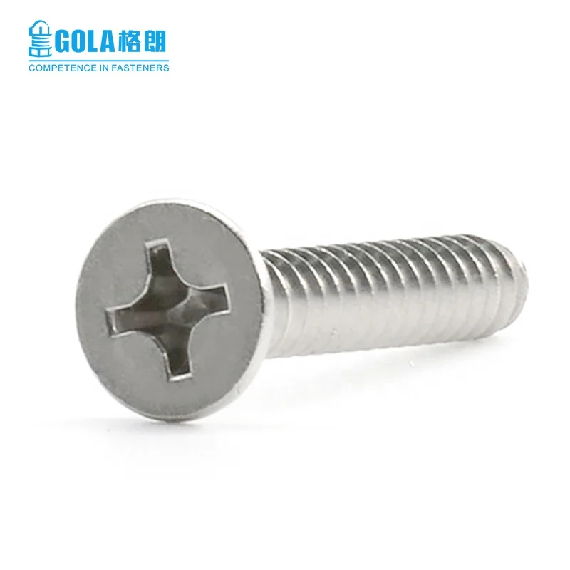 
Stainless steel screw fastener cross flat head self tapping screws 