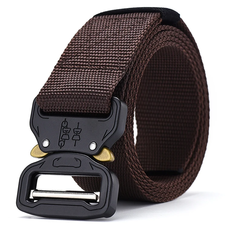 Ремень тактический Мужской, Многофункциональный нейлоновый плетеный пояс для тренировок на открытом воздухе